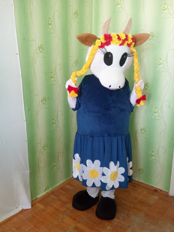 Ростовая кукла Корова Рудь